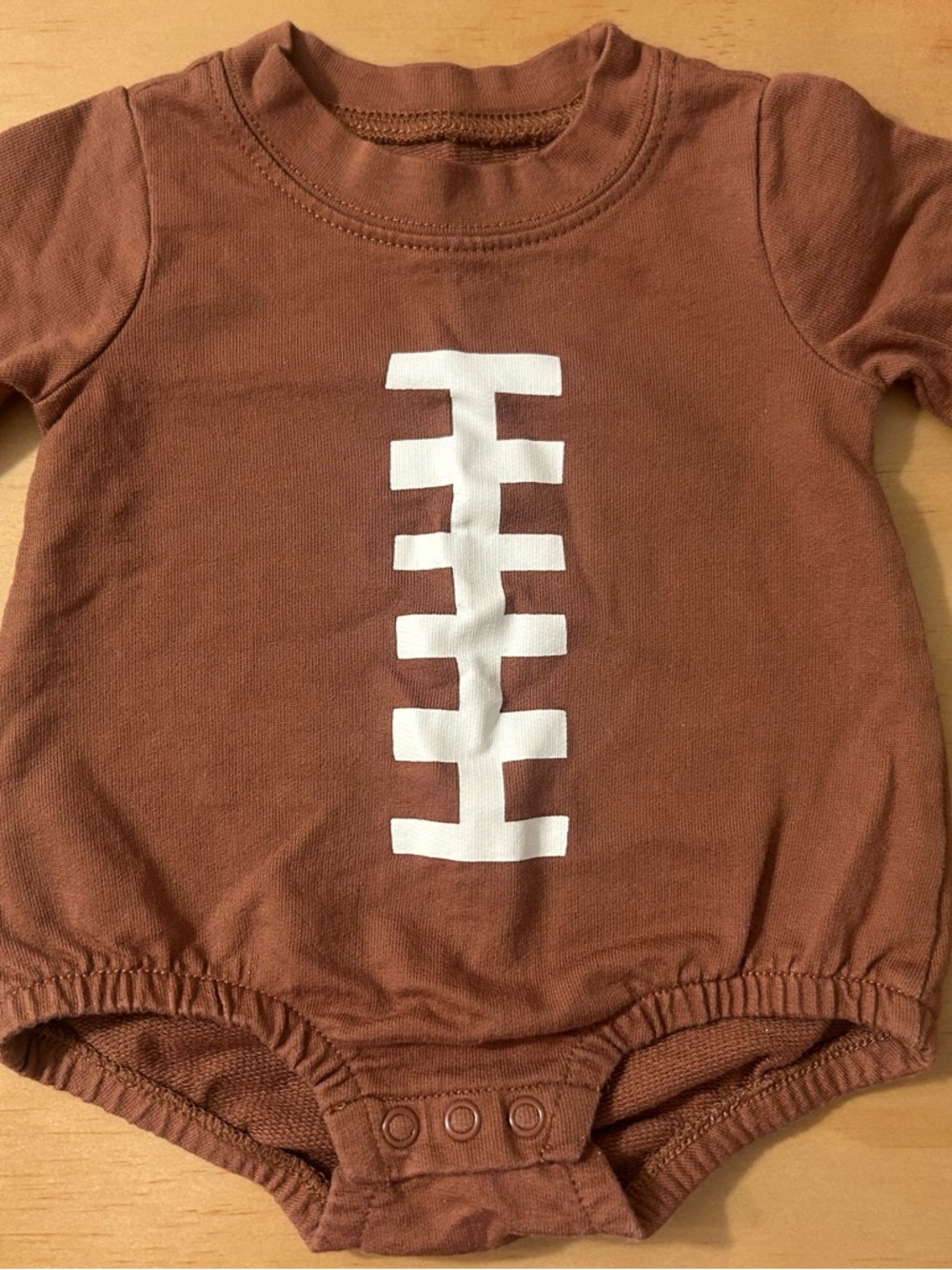 Carter's Brown Baby Football Bodysuit